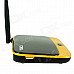 VIGICA V3 Quad-Core Android 4.4.2 Google TV Player w/ RAM 2GB, ROM 8GB, Wi-Fi, TF - Black + Yellow VIGICA V3 Quad-Core Android 4.4.2 Google TV Player w/ RAM 2GB, ROM 8GB, Wi-Fi, TF - Black + Yellow