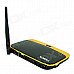 VIGICA V3 Quad-Core Android 4.4.2 Google TV Player w/ RAM 2GB, ROM 8GB, Wi-Fi, TF - Black + Yellow VIGICA V3 Quad-Core Android 4.4.2 Google TV Player w/ RAM 2GB, ROM 8GB, Wi-Fi, TF - Black + Yellow