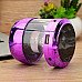Mini Cylinder Shaped Bluetooth V2.0 Speaker w/ FM / TF / Mini USB / USB - Purple + Black Mini Cylinder Shaped Bluetooth V2.0 Speaker w/ FM / TF / Mini USB / USB - Purple + Black