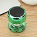 Mini Cylinder Shaped Bluetooth V2.0 Speaker w/ FM / TF / Mini USB / USB - Green + Black Mini Cylinder Shaped Bluetooth V2.0 Speaker w/ FM / TF / Mini USB / USB - Green + Black