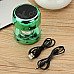 Mini Cylinder Shaped Bluetooth V2.0 Speaker w/ FM / TF / Mini USB / USB - Green + Black Mini Cylinder Shaped Bluetooth V2.0 Speaker w/ FM / TF / Mini USB / USB - Green + Black