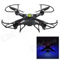 JJRC H8C 2.4GHz 4-CH 6-Axis Gyro R/C Quadcopter Aircraft Toy w/ 2.0MP HD Camera - Black JJRC H8C 2.4GHz 4-CH 6-Axis Gyro R/C Quadcopter Aircraft Toy w/ 2.0MP HD Camera - Black