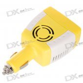 150W Car 12V to 220V Power Inverter with USB Power Port (Color Assorted)