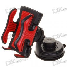 Universal Car Mount Holder for PDA Cell Phones/MP3/MP4/GPS - Black + Red (4.8~10.5cm) Universal Car Mount Holder for PDA Cell Phones/MP3/MP4/GPS - Black + Red (4.8~10.5cm)