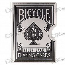 Bicycle Rider Back Zinc Alloy Playing Card Holder
