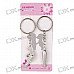 Gun and Bullet Shaped Zinc Alloy Lovers Keychains (2-Piece Set)