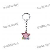 Juicy Girl Enamel Mini Photo Frame Keychain-FRIEND