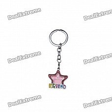 Juicy Girl Enamel Mini Photo Frame Keychain-FRIEND