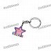 Juicy Girl Enamel Mini Photo Frame Keychain-BELIEVE