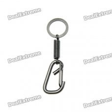 Trendy Climbing Carabiner Keychain-Silver Trendy Climbing Carabiner Keychain-Silver
