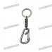 Trendy Climbing Carabiner Keychain-Silver Trendy Climbing Carabiner Keychain-Silver