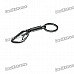Trendy Climbing Carabiner Keychain-Silver Trendy Climbing Carabiner Keychain-Silver