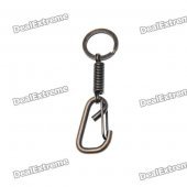 Trendy Climbing Carabiner Keychain-Copper