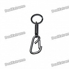 Trendy Climbing Carabiner Keychain-Titanium Trendy Climbing Carabiner Keychain-Titanium