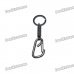 Trendy Climbing Carabiner Keychain-Titanium Trendy Climbing Carabiner Keychain-Titanium