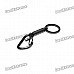 Trendy Climbing Carabiner Keychain-Titanium Trendy Climbing Carabiner Keychain-Titanium