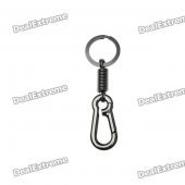 Trendy "R" Climbing Carabiner Keychain-Titanium