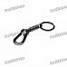 Trendy "R" Climbing Carabiner Keychain-Titanium Trendy "R" Climbing Carabiner Keychain-Titanium