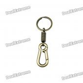Trendy "R" Climbing Carabiner Keychain-Golden