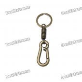 Trendy "R" Climbing Carabiner Keychain-Vintage Copper