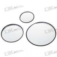 Convex Wide Angle Adjustable Car Blind Spot Mirrors (3-Pack)