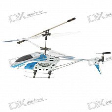 Rechargeable 3-CH Mini R/C Helicopter Set - White + Blue (IR Remote/6*AA) Rechargeable 3-CH Mini R/C Helicopter Set - White + Blue (IR Remote/6*AA)