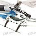 Rechargeable 3-CH Mini R/C Helicopter Set - White + Blue (IR Remote/6*AA) Rechargeable 3-CH Mini R/C Helicopter Set - White + Blue (IR Remote/6*AA)