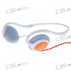 Sonun Stereo Headphone with Volume Control - Orange (3.5mm Jack/140CM-Cable)