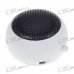 Ultra Mini USB Rechargeable Portable Speaker - White (3.5mm/DC 5V) Ultra Mini USB Rechargeable Portable Speaker - White (3.5mm/DC 5V)