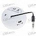 Ultra Mini USB Rechargeable Portable Speaker - White (3.5mm/DC 5V) Ultra Mini USB Rechargeable Portable Speaker - White (3.5mm/DC 5V)