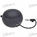 Ultra Mini USB Rechargeable Portable Speaker - Black (3.5mm/DC 5V) Ultra Mini USB Rechargeable Portable Speaker - Black (3.5mm/DC 5V)