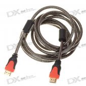 Gold Plated 1080P HDMI V1.4 M-M Dual Shielded Connection Cable (3M-Length)