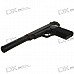 K17A 6mm Spring-load Alloy Pistol BB Gun Toy with Muffler K17A 6mm Spring-load Alloy Pistol BB Gun Toy with Muffler