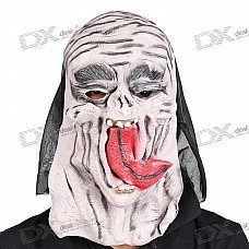 Halloween Scary Devil Mask with Long Tongue