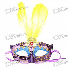 Goose Feather Eye Mask (Color Assorted)