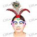 Chicken and Peacock Feather Eye Mask (Color Assorted)