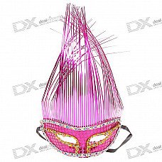 Rayon Striped Eye Mask (Color Assorted)