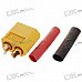 XT60 Connectors with Heat Shrink Tubing for RC Battery (8 Pairs)