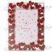 Love Themed Metal Photo Frame - Red + Silver Gray (4*6")
