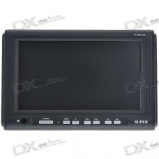 Portable 7" Wide Screen LCD TV Monitor with 3-Way AV Input (480*234px) Portable 7" Wide Screen LCD TV Monitor with 3-Way AV Input (480*234px)