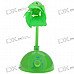 USB Powered Adjustable Wind Speed 5 Fan Blade Cooling Fan (Green)