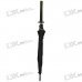 Japanese Samurai Umbrella with Carrying Strap - Black