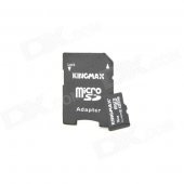 Genuine KingMax Micro SD/TransFlash Card with SD Card Adapter (16GB / Class 6)