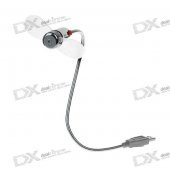 USB Powered Cooling Fan with Flexible Neck & LED Blue Light