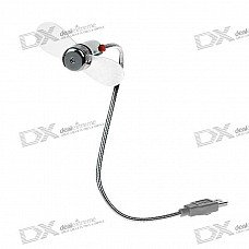 USB Powered Cooling Fan with Flexible Neck & LED Blue Light USB Powered Cooling Fan with Flexible Neck & LED Blue Light
