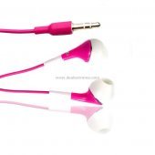 Trendy Pink In-Ear Earphones for Ipod and MP3 (3.5mm)