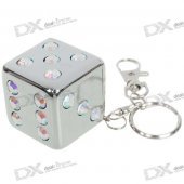 Mini Portable Dice Shaped Pocket Ashtray Keychain