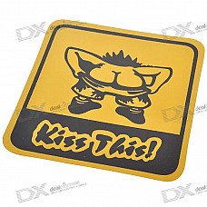 Light Reflective Kiss This Stickers (4-Pack)