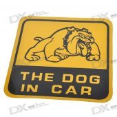 Light Reflective Dog in Car Stickers (4-Pack)