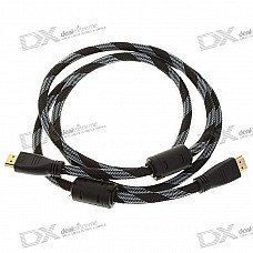 Gold Plated 1080P HDMI V1.3 Male to Male Shielded Connection Cable (1.5M-Length) Gold Plated 1080P HDMI V1.3 Male to Male Shielded Connection Cable (1.5M-Length)